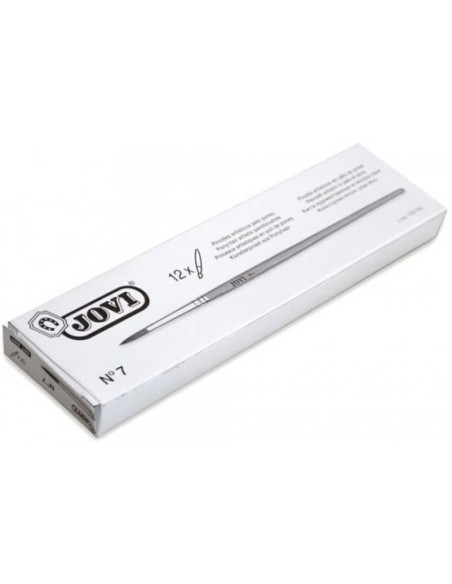 C 12 PINCEL ESCOLAR REDONDO Nº7 SERIE 818 JOVI